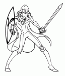 Раскраска Скай