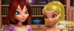 Блум и Стелла, кадр из фильма Winx 3D. Волшебное приключение