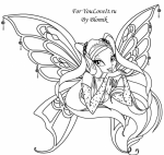 Раскраски Винкс (Winx) 22