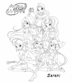 Раскраски Винкс (Winx) 131
