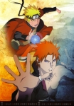 Наруто против Пейна, картинка из календаря naruto shippuuden 2011