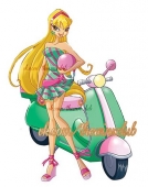 Стелла и мопед