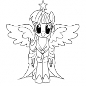 Исправленная раскраска для Ка-Анж,Принцесса Твайлайт