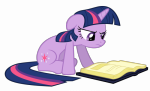 Twilight Sparkle с книгой