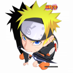 Наруто, картинка с перспективой