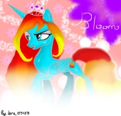 принцесса Блум в виде пони