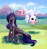 Arela and Infis in ponyworld