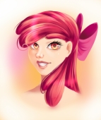 Apple Bloom humanized