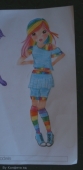 Rainbow Dash: стиль придуманный мною