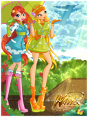 Обложка сделанного фанатами журнала о Винкс, английская выпуск апрель 2012