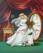 Золушка в свадебном платье