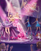Барби принцесса и Рок Звезда на сцене