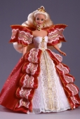 Кукла Барби в рождественском платье
