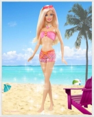 Barbie пляжный наряд