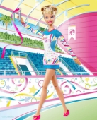 Барби гимнастка