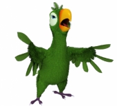 Говорящие друзья попугай Пьер