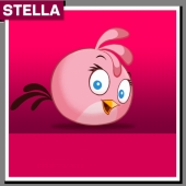 Angry Birds Стелла - розовая птичка