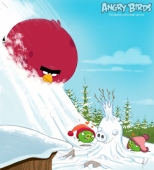 Зима и Angry Birds