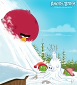 Зима и Angry Birds