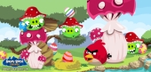 Angry Birds птицы против свиней