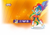 Девушки Эквестрии Радуга Дэш Rainbow Rocks