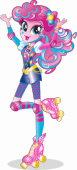 Equestria Girls Friendship Games Пинки Пай на роликах