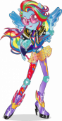 Equestria Girls Friendship Games Рейнбоу Дэш мотокросс
