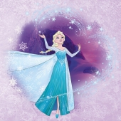 Красивая картинка с Эльзой и её снежной магией