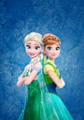 Холодное Торжество картинка с Эльзой и Анной