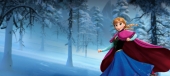 Холодное Сердце Мультфильм, принцесса Анна в зимнем наряде