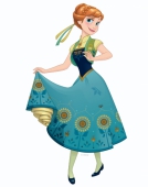 Анна в новом весеннем платье с подсолнухами
