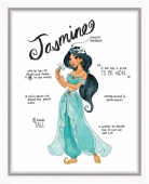 Принцесса Жасмин - рисунок в стиле зарисовки для ежедневника