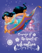 Принцесса Жасмин на ковре самолете