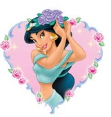 Жасмин с цветами в волосах