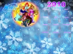 Обои винкс-календарь 2010