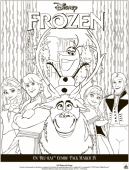 Раскраска Холодное Сердце