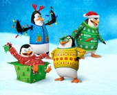 Новогодние пингвины из Мадагаскара