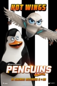 Пингвины из Мадагаскара 2014 постер с Рико и евой