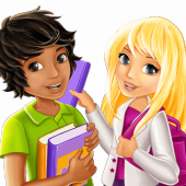 Lego Friends Мэтью и Стефани в школе