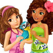Lego Friends Андреа, Оливия и попугай