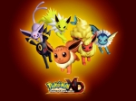 3 D Обои Pokémon Trading Card Game, семейство Иив