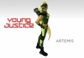 Юная Лига Справедливости картинка с Артемидой