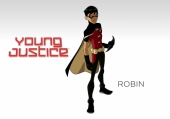 Юная Лига Справедливости картинка с Робином