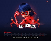 Miraculous Tales of Ladybug and Cat Noir календарь на сентябрь