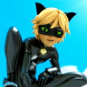 Супер герой Cat Noir