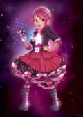Star Darlings Стар Дарлингс Скарлет с барабанными палочками, новая официальная картинка
