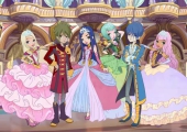 Regal Academy герои в бальных нарядах в том числе и Ling Ling Iron Fan