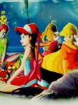 Винкс на пляже, наряды 4й сезон. картинка из книги про винкс русалок Winx Perle