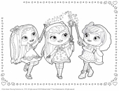 Раскраска Литтл Чармерс колдуют