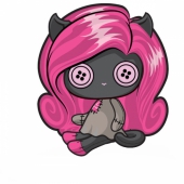 Monster High Minis Rag Doll Кетти Нуар